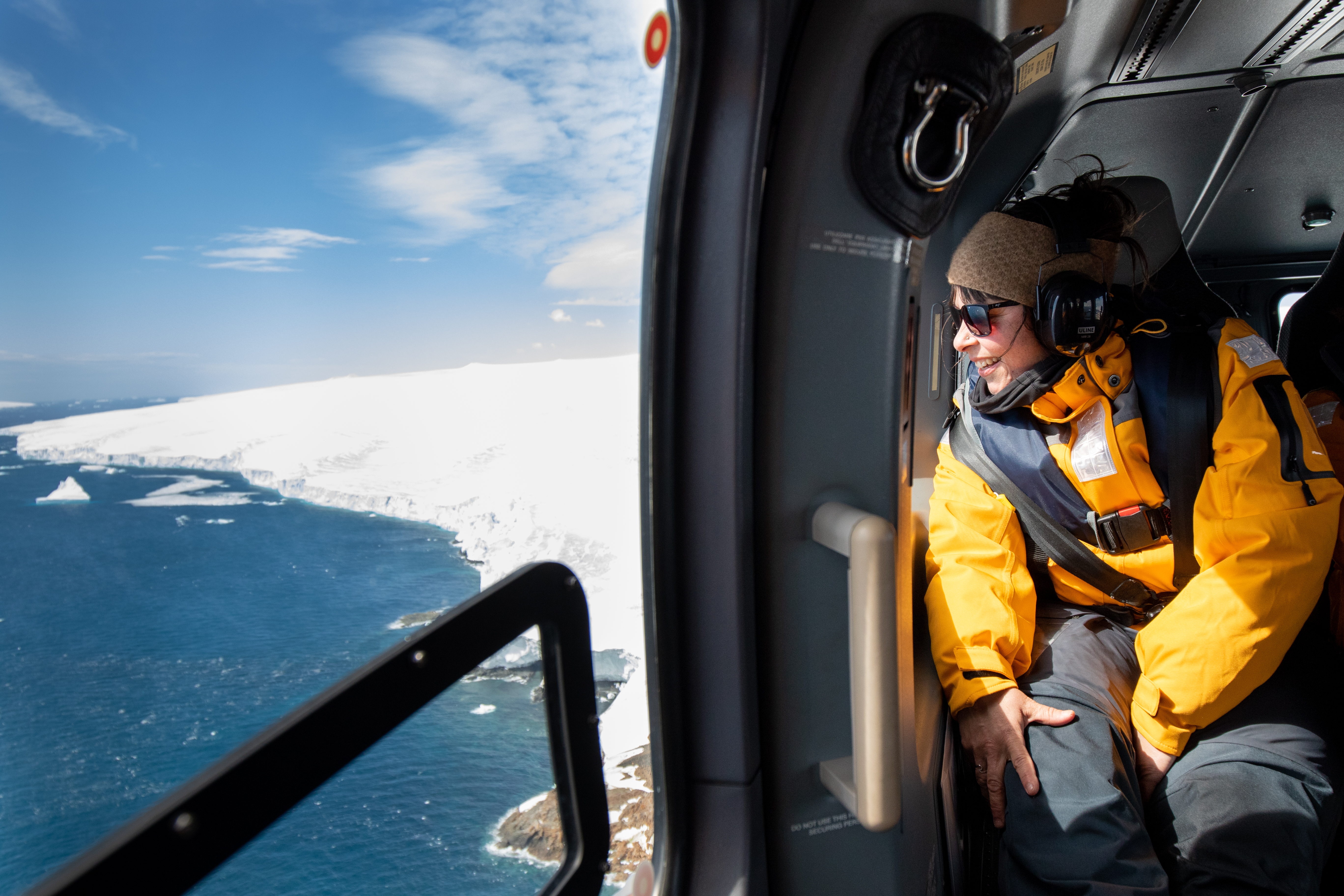 Antarctica by Helicopter: Crossing the Circle and the Peninsula
